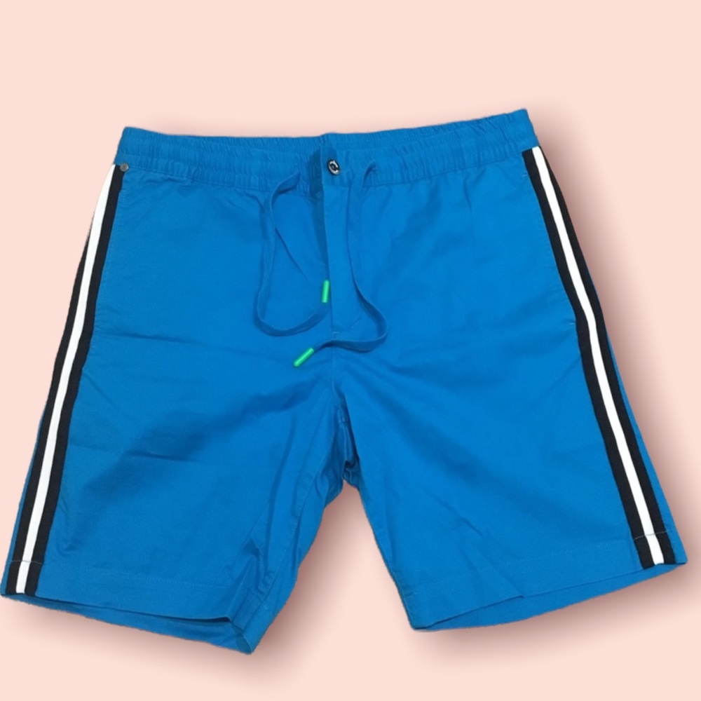 Psycho Bunny Mens Oxwick Shorts (Blue)